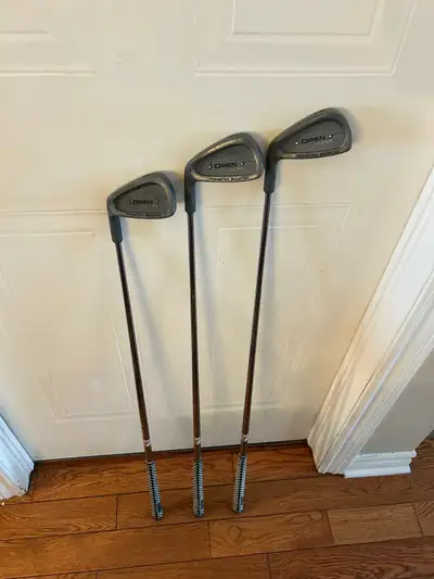 Lot de 3 bâtons de golf gaucher Fairway open irons 3/5/9 lefty, View more