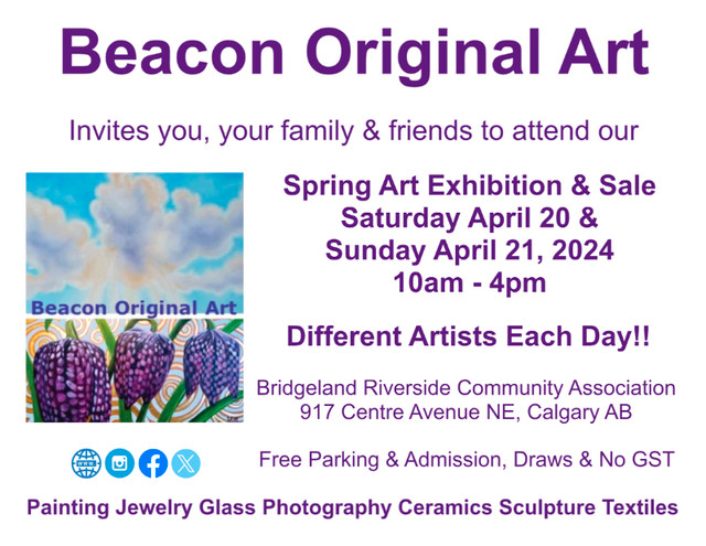 Beacon Original Art Spring Show & Sale in Events in Calgary - Image 4