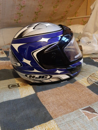 HJC helmet with heated visor