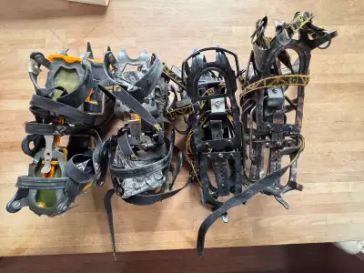 4 pairs of Black Diamond crampons, View more