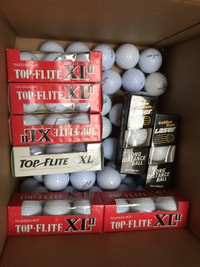 Lot de 72 balles de golf neuves TOP FLITE XL GOLDEN RAM LASER