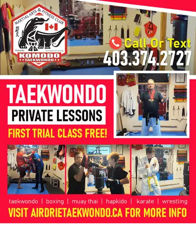Hi there my name is Jeff from Komodo Taekwondo & Martial Arts. I teach private lessons out of my own...