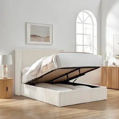 Queen/king lift-up Storage Bed Frame, View more
