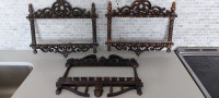 Vintage Coppercraft Wall Spoon Racks