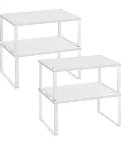 SONGMICS 4-Piece Expandable Metal Cabinet Organizer Set, View more