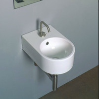 Ceramic Bathroom Sink Made in Italy by White Stone
