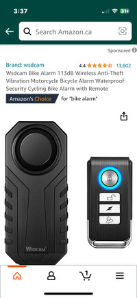Anti-Theft vibration security motion sensor with remote