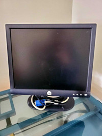 Dell computer monitor - older model with cables incl.