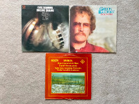 3 Vinyl records, Dvorak piano, Gordon Lightfoot, Earl Scruggs