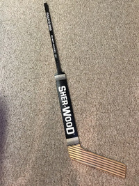 New, vintage Hockey Goal stick Sherwood goalie