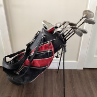 Mens Golf Clubs & stand/knapsack golf bag