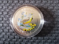 2014 25c Birds of Canada: Eastern Meadowlark - Coloured Coin