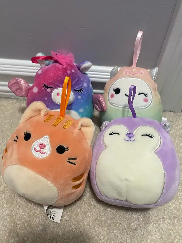 Set of 4 Squishmallows brand new628632574809611221