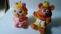 Vintage Muppet Babies Miss Piggy Fozzie Bear
