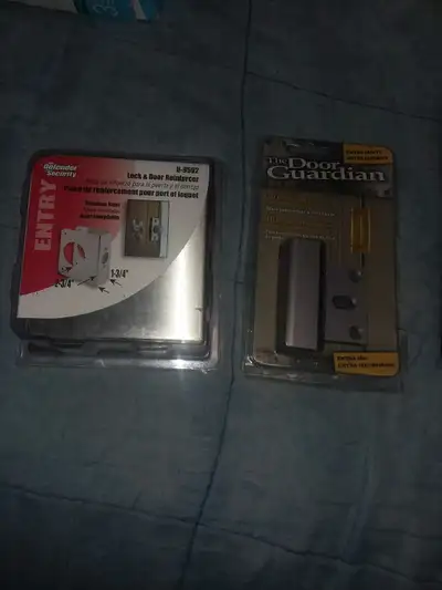 1 dead bolt enforcer- 1 door guardian , View more