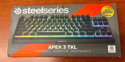 SteelSeries APEX 3 TKL Keyboard for sale, asking $50, View more