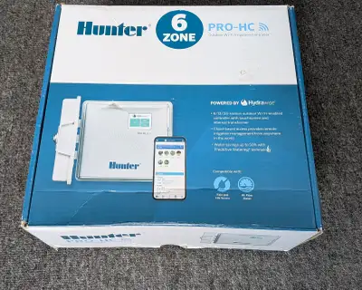 Hunter PRO HC 6 station outdoor WIFI irrigation controller, View more