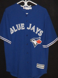 SEWN "TORONTO BLUE JAYS" MLB TEAM JERSEY TOP SHIRT CANADA MEN L