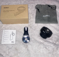 Aukey 2 In 1 Wide Angle Lens/ Macro Phone Camera Lens Model PL-W