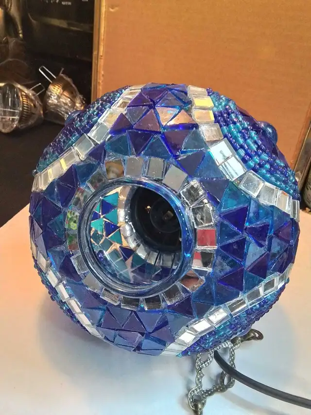 Mosaic Turkish Hanging Lamp in Indoor Lighting & Fans in City of Toronto - Image 11