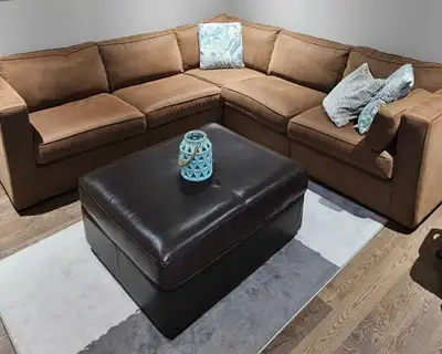 Sectional Sofa & Ottoman, View more