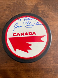 Jean Chretien Signed Team Canada Puck