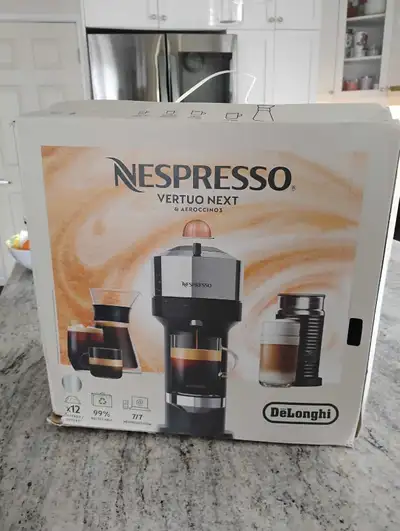 Elevate your morning routine with this brand new Nespresso Vertuo Next coffee and espresso machine b...