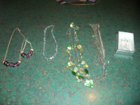 ASSORTED  JEWELRY SOME STERLING SILVER