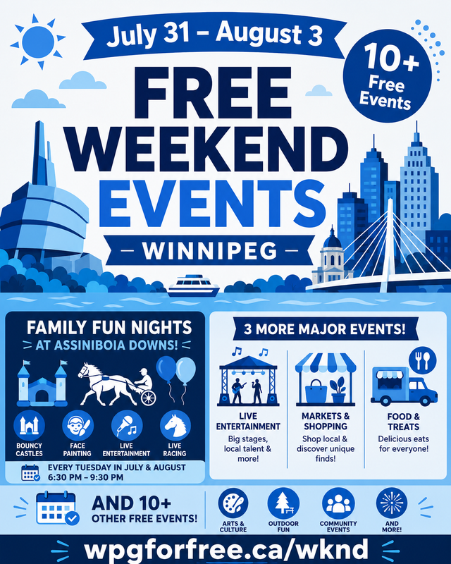 Winnipeg Free Weekend Events | July 31 – August 3