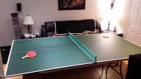 Table Tennis Conversion Top for Pool Table