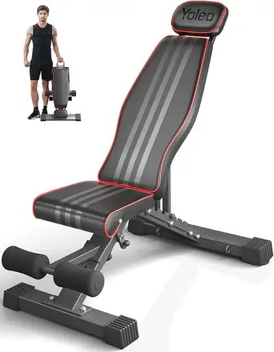 Adjustable Weight Benches – 660LB Capacity, Foldable - New, View more