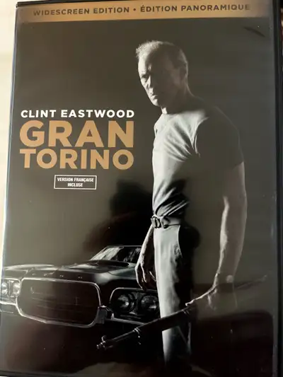 Clint Eastwood Gran torino Film DVD Bilingue anglais et français. À vendre 4$. Shipping 4$.