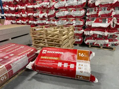 ROCKWOOL Safe’n’Sound Insulation – Fire & Soundproofing (16” OC), View more