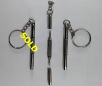 NEW Keychain portable screwdriver tool - slot and phillips head