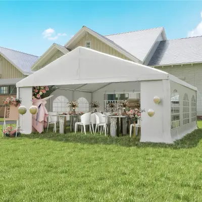 20' x 20' Heavy-duty Large Weddin Tent, Outdoor Carport Garage P, View more
