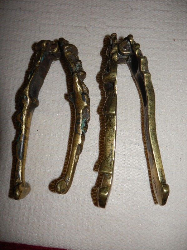 RARE ANTIQUE SET OF BRASS NUTCRACKERS in Arts & Collectibles in Bedford - Image 2