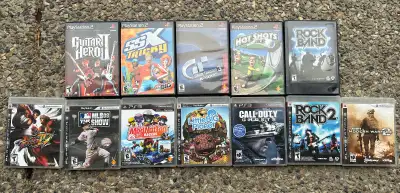 Used PS2 and PS3 games, View more