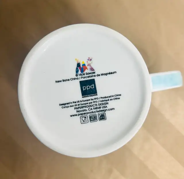 “Party Friends” Bird Mug - Vicki Sawyer Collection 63871132018433124
