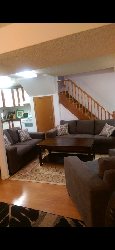 Optional one or two bedroom full basement for rent, Ready to move in, comes with basic furniture, se...