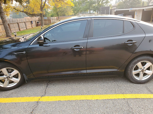 2014 Kia LX Sedan- Black /South Side in Cars & Trucks in Edmonton