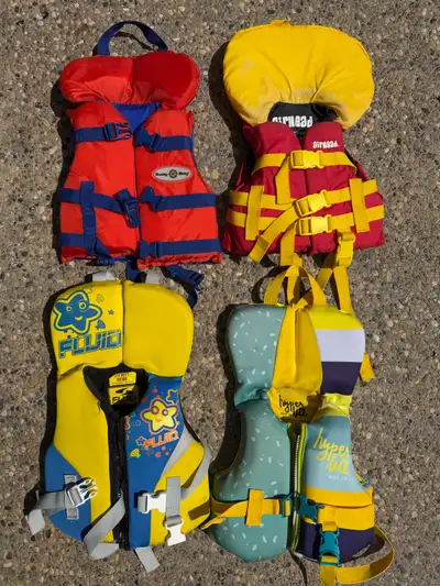 $10 each infant life jackets, View more