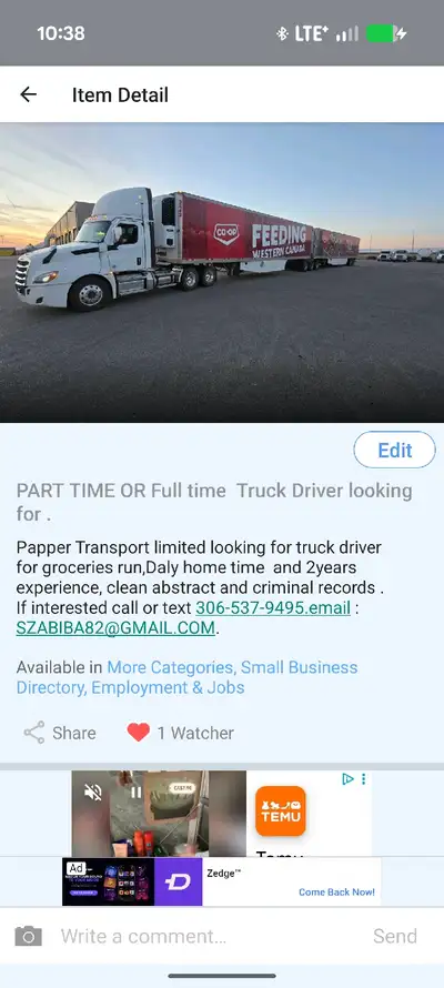 truck driver , View more