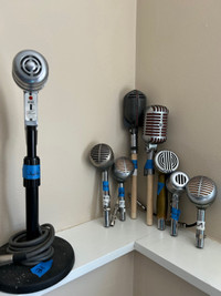 Vintage microphone collection 