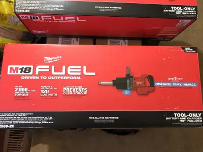 Milwaukee M18 1” Impact wrench 6” anvil ⛑⛑(BARE TOOL)⛑⛑, View more