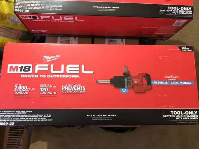 Milwaukee M18 1” Impact wrench 6” anvil ⛑⛑(BARE TOOL)⛑⛑ in Power Tools in Markham / York Region - Image 2