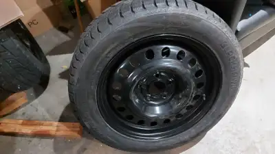 USED ONE SEASON ONLY AND MOUNTED ON BRAND NEW RIMS FEATURES tires are ready for studs if desired • d...