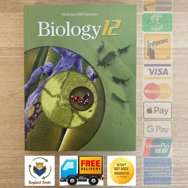 *$39 McGraw BIOLOGY 12 Textbook, Free Inner GTA Delivery in Textbooks in City of Toronto