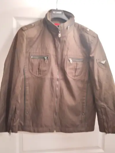 NWT brown men's mid season jacket Veste mi-saison pour homme, View more
