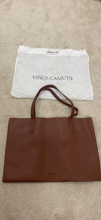 VINCE CAMUTO LEATHER LAPTOP BAG (BRAND NEW)