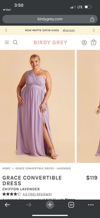 Lavender dress 